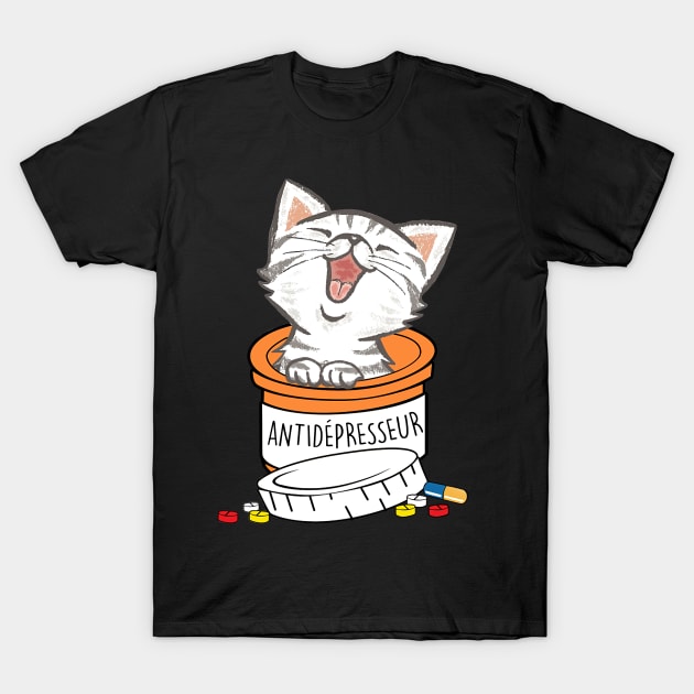 Cadeau d'amoureux de chat. T-Shirt by designathome